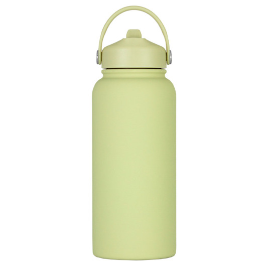 Green 1L Rubber Coated Bottles